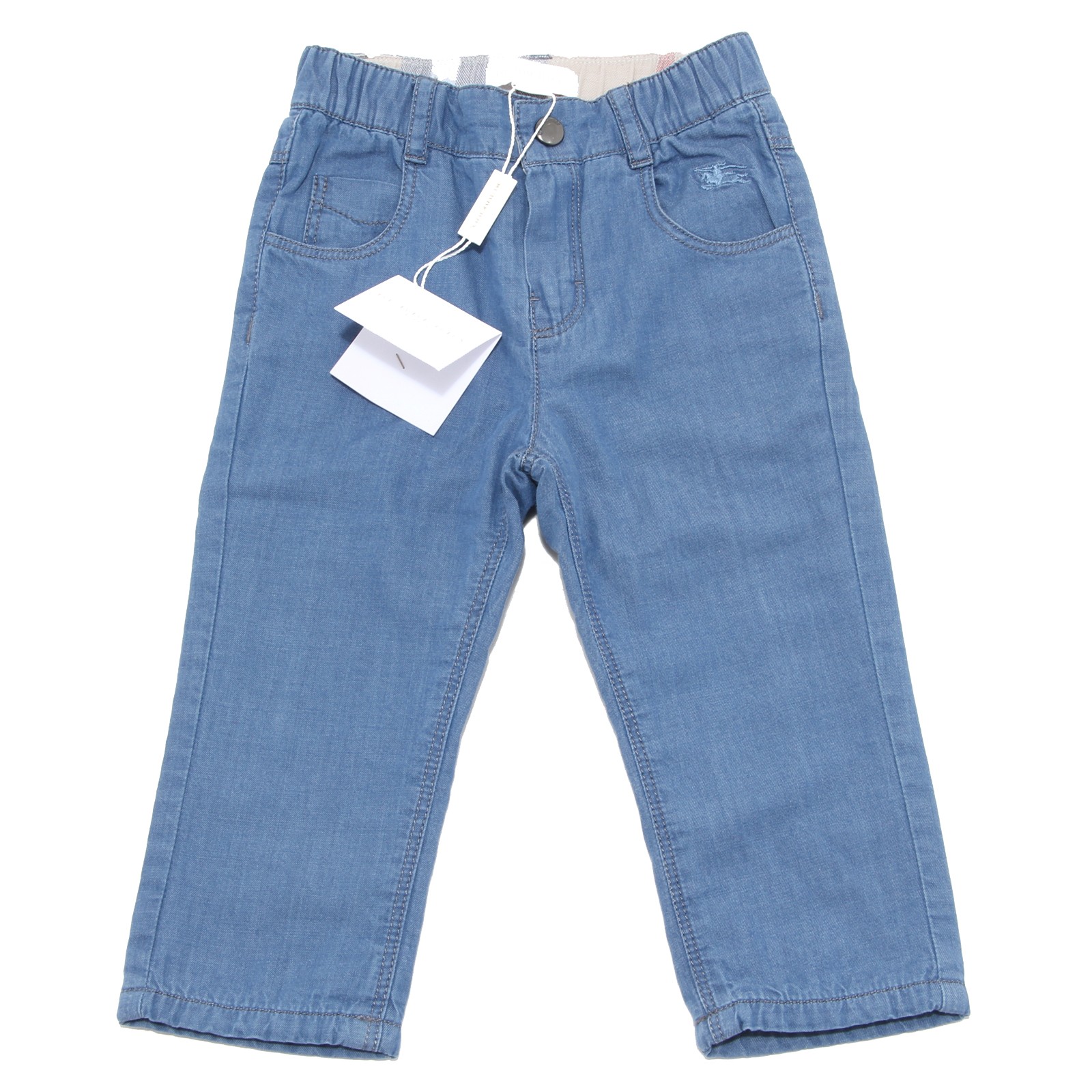 0463N baby jeans BURBERRY boys kids pants pants pants holes