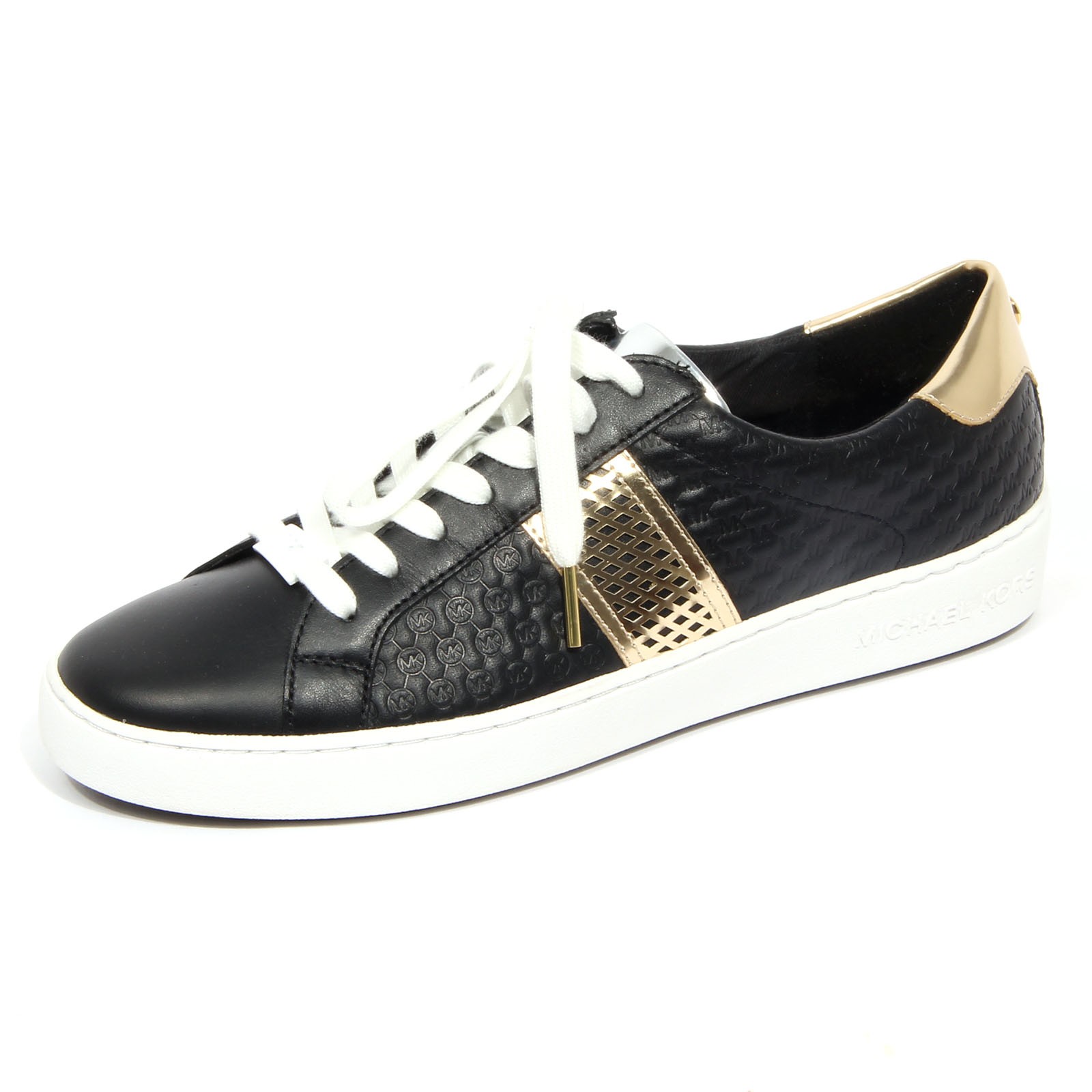 Michael kors irving hot sale lace up black