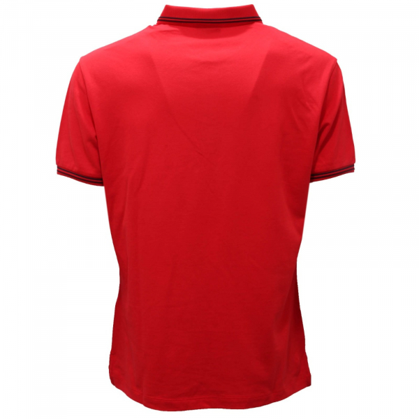 Armani red polo shirt best sale