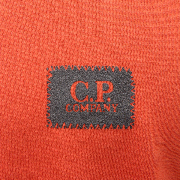 1851AH maglia uomo C.P. COMPANY rust cotton t-shirt man