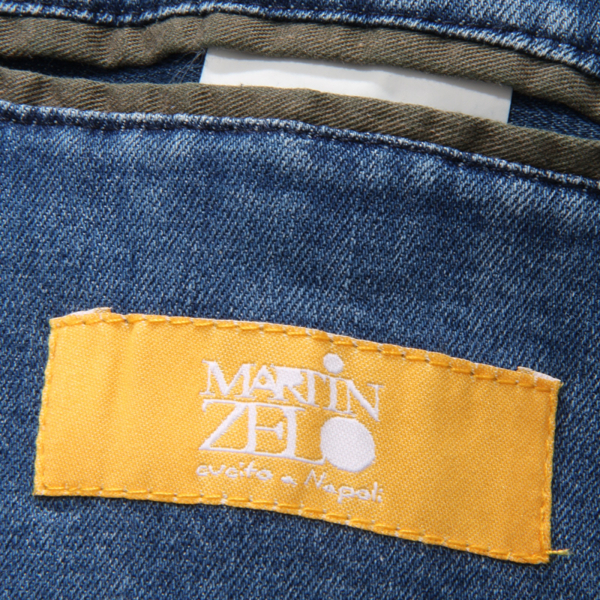 2598AT giacca doppiopetto uomo MARTIN ZELO man denim jacket