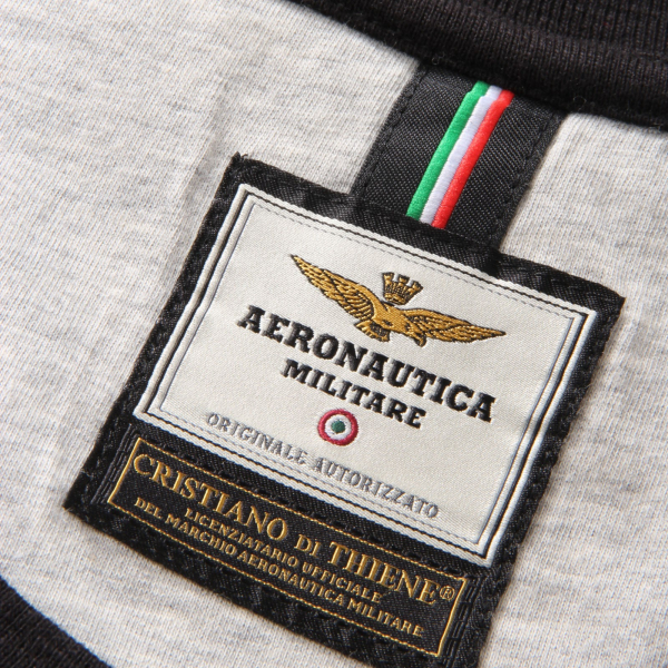 maglia uomo AERONAUTICA MILITARE black cotton t shirt man