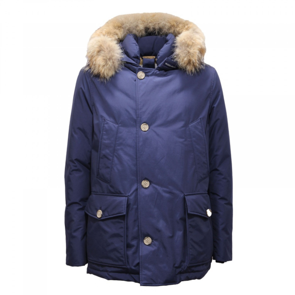 7271AI piumino uomo WOOLRICH ANORAK ARCTIC man down padded jacket blue