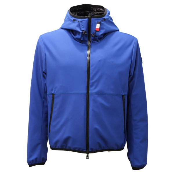 giubbotto uomo MONCLER DUPORT bluette down padded jacket man