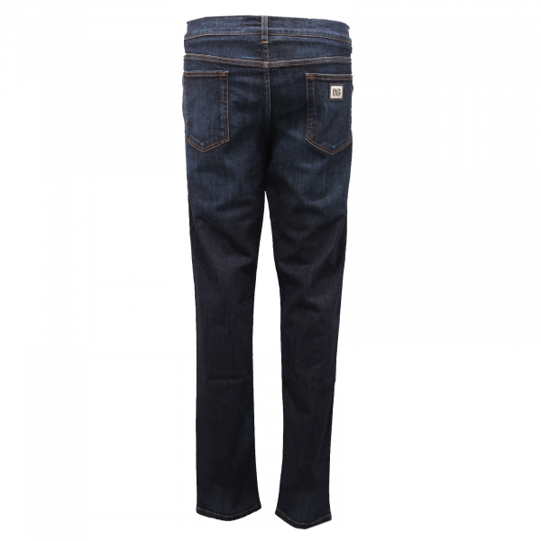 9463AD jeans uomo DOLCE GABBANA CAPRI dark blue denim pants men