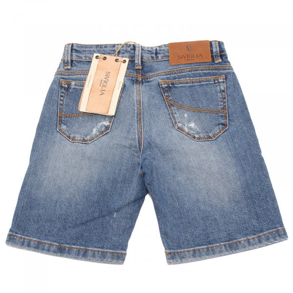 9489S bermuda bimbo jeans SIVIGLIA short pant kid