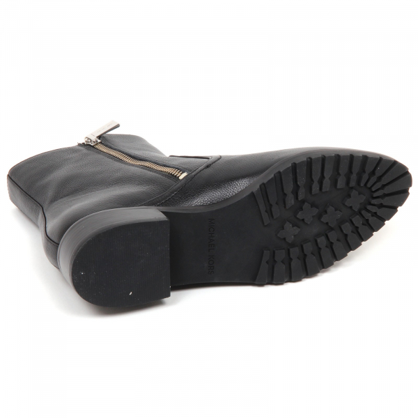 E4718 stivaletto donna black MICHAEL KORS ANDI FLAT scarpe boot shoe woman