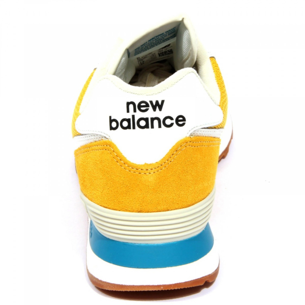 New balance hotsell 574 yellow suede