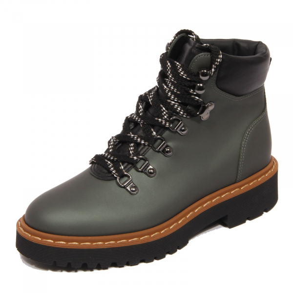 H2134 anfibio donna HOGAN H543 PEDULA woman leather boots green