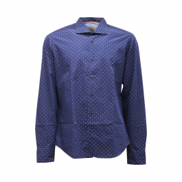 3840AR camicia uomo GARRY'S EARTH man shirt blue