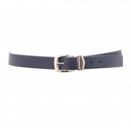 3891AO cintura uomo BORBONESE REVERSIBLE man belt blue black