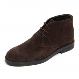 H6714 polacchino uomo FRANK DANIEL man suede boots brown