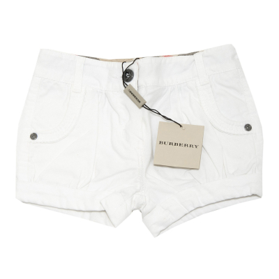 Burberry shorts sales womens white