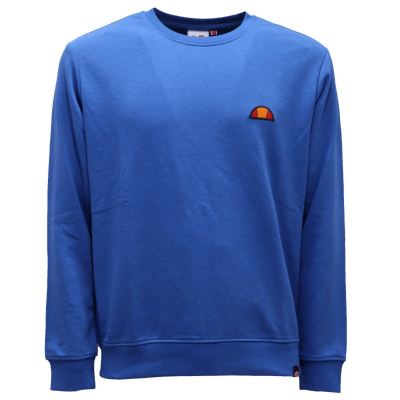 1094AI felpa uomo ELLESSE man CREW NECK sweatshirt bluette