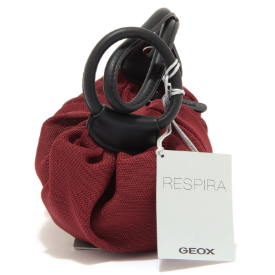 3085U portafoglio donna GEOX con tracolla pochette brodeaux bag