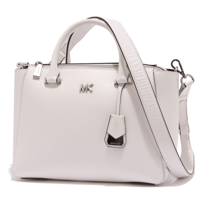 4301AG borsa bauletto donna HOGAN off white perforated leather bag woman