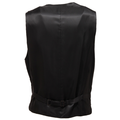 2965R gilet uomo R. CARUSO TORINO antracite nero waistcoat men