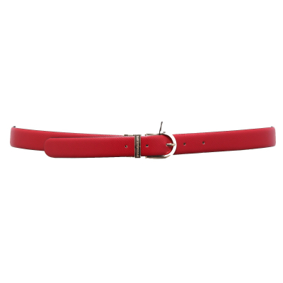 4635AG cintura donna EMPORIO ARMANI DOUBLEFACE red black leather belt woman