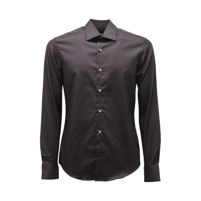 camicia manica lunga uomo bandana shirt BLACK