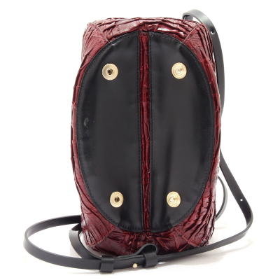 3085U portafoglio donna GEOX con tracolla pochette brodeaux bag