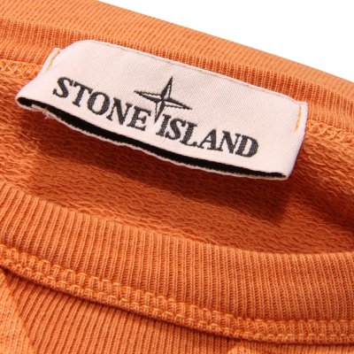 Felpa arancione stone on sale island