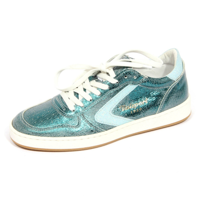 B7534 sneaker donna DIADORA HERITAGE TRIDENT azzurro/verde shoe woman