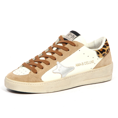 H8923 sneaker donna AMA BRAND woman vintage effect shoes