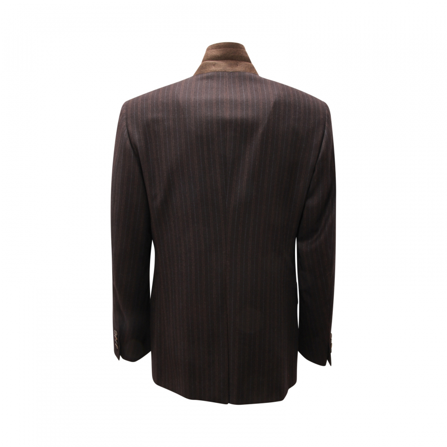 0524AU abito uomo PRADA man pinstripes wool suit