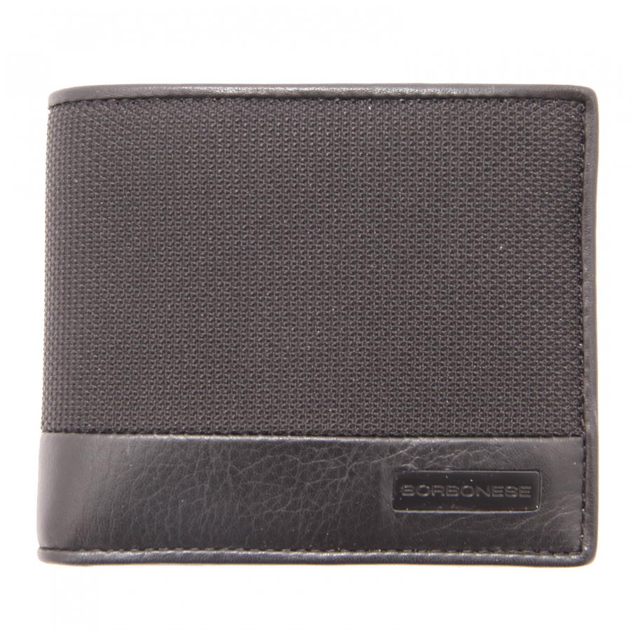 3035AO portafoglio uomo BORBONESE man wallet black