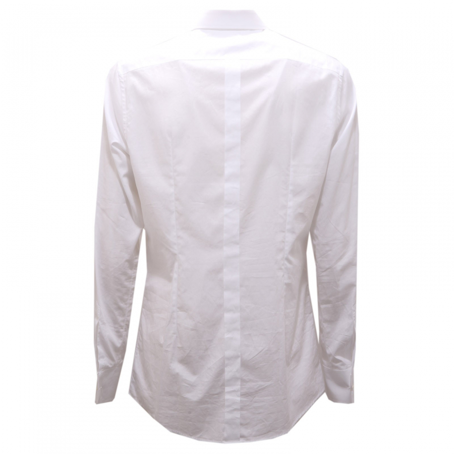 3553AG camicia uomo DOLCE & GABBANA GOLD white cotton shirt man