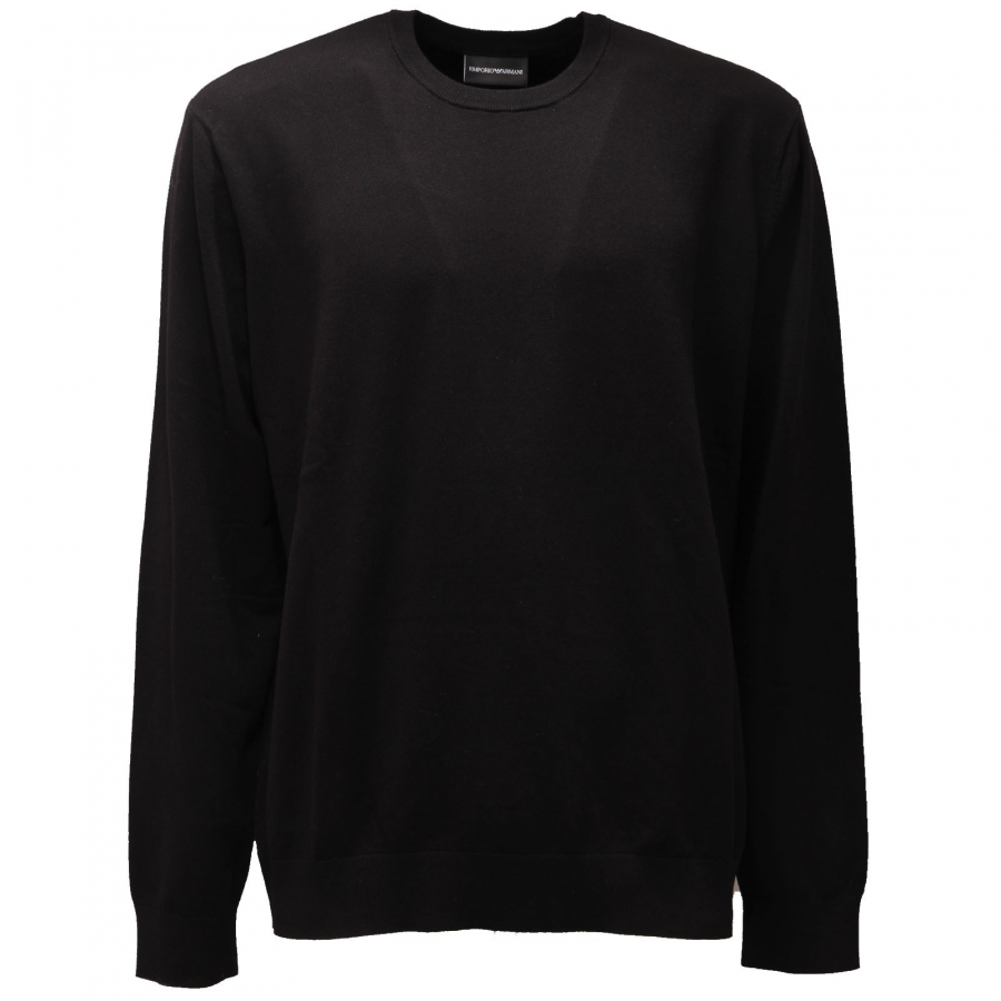 Armani black outlet sweater