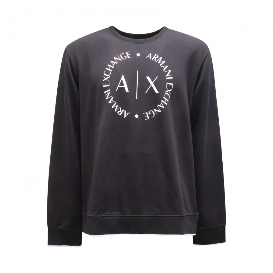 3994AZ FELPA UOMO ARMANI EXCHANGE MAN SWEATSHIRT BLUE