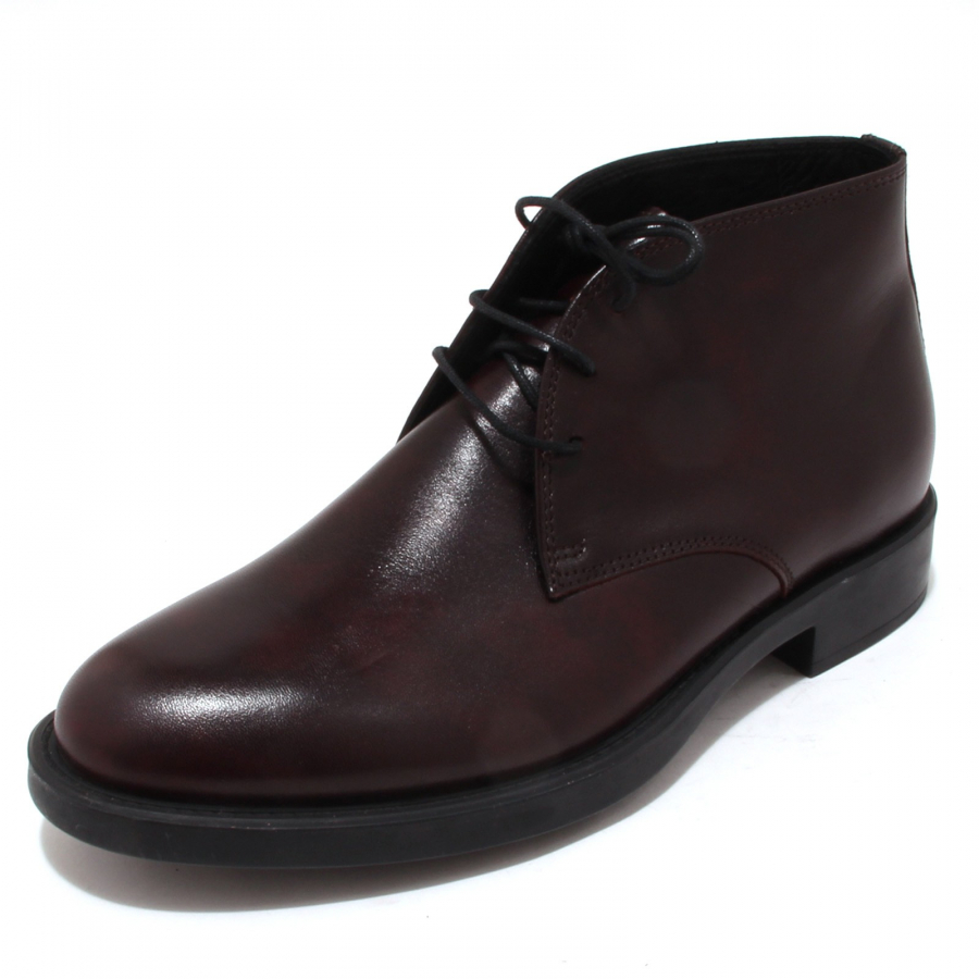 4350P polacchino ANTICA CUOIERIA bordeaux scarpa uomo shoe men