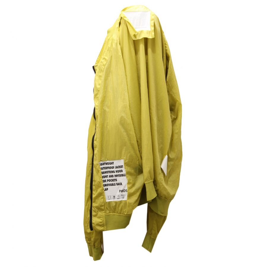 4684AD giubbotto pelle uomo BULLY yellow leather jacket men