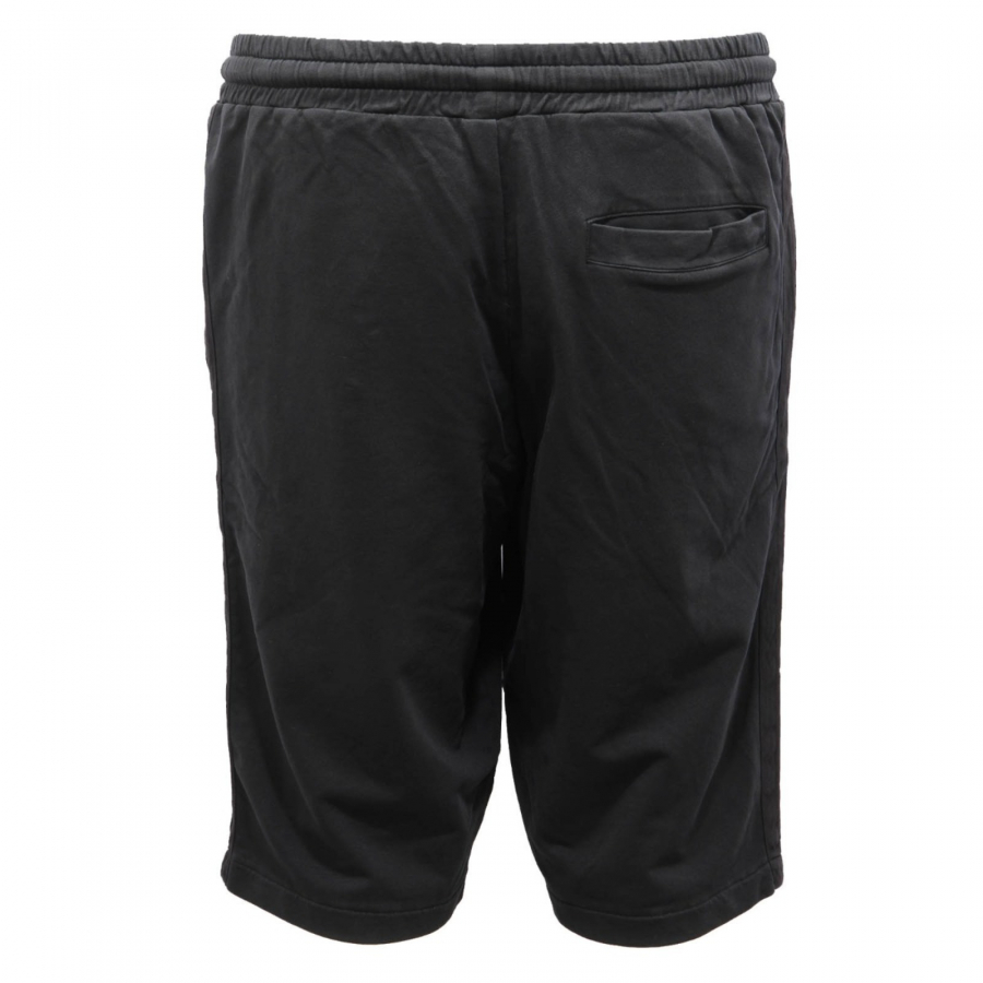 5797AH bermuda felpa uomo DANIELE FIESOLI black cotton shorts men