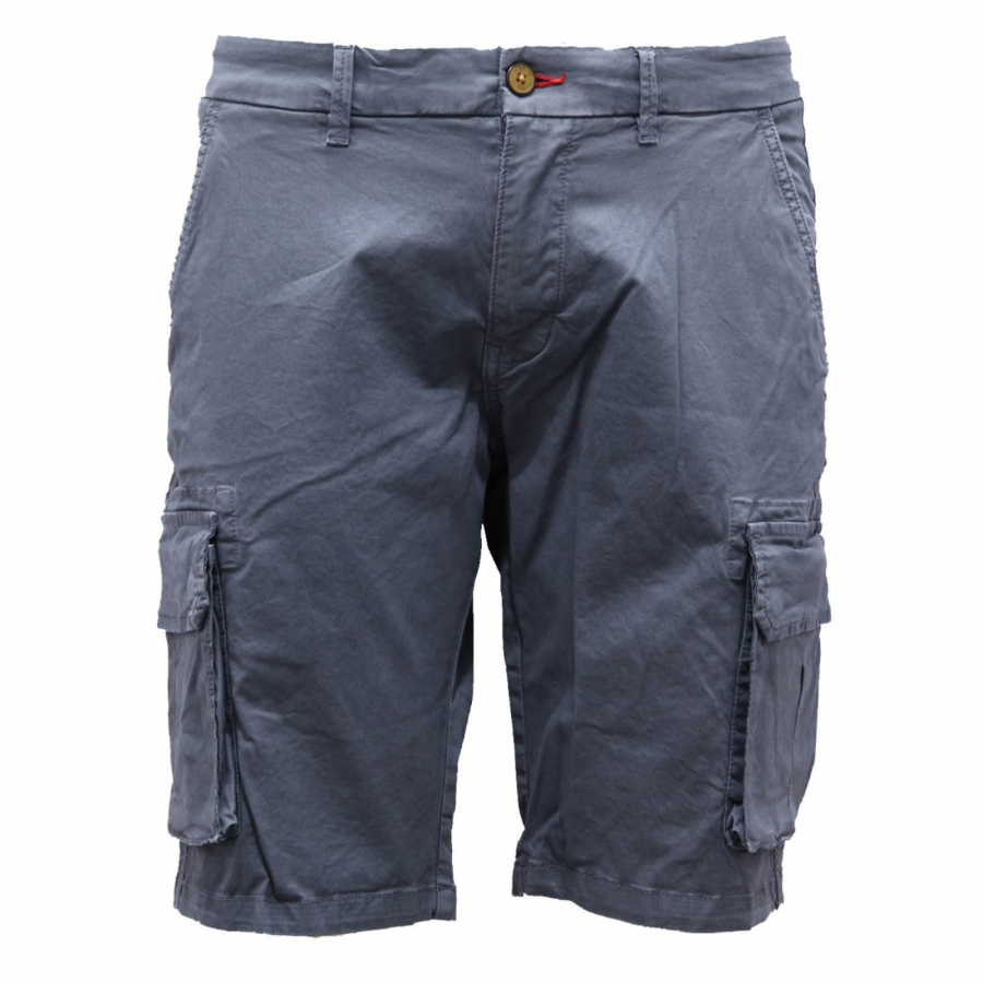 5933AH bermuda uomo IMPURE light blue delave' cotton shorts men