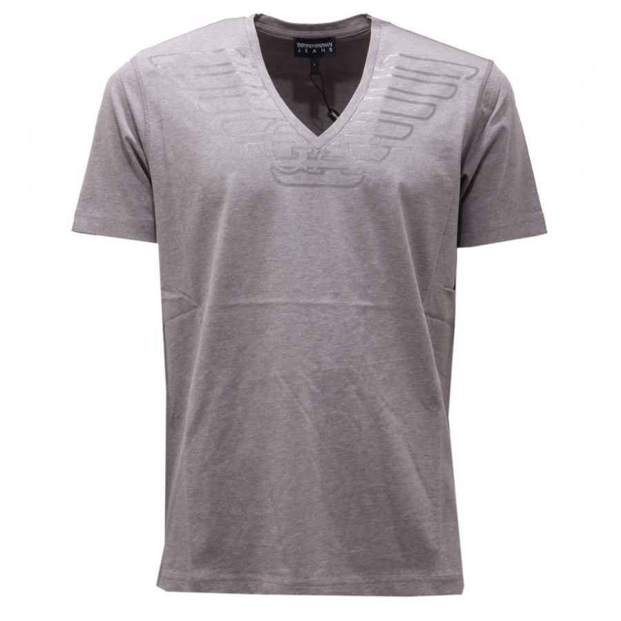 Armani jeans v sales neck t shirt