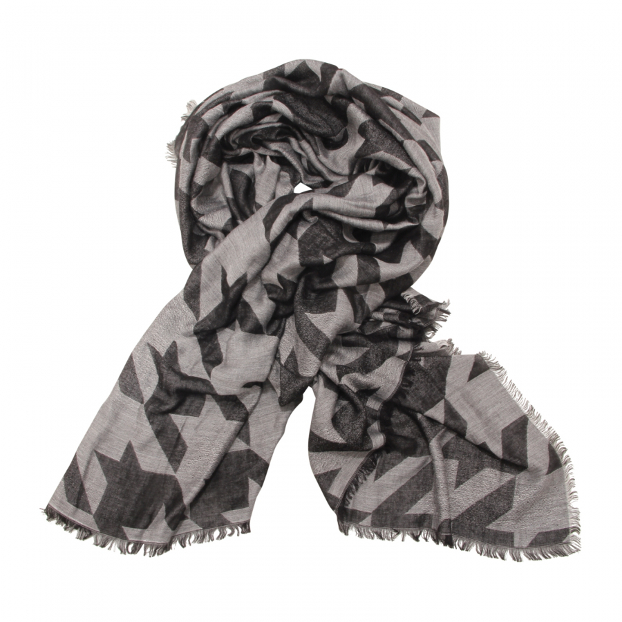 7224AT pashmina uomo HUGO BOSS man pied-de-poule scarf