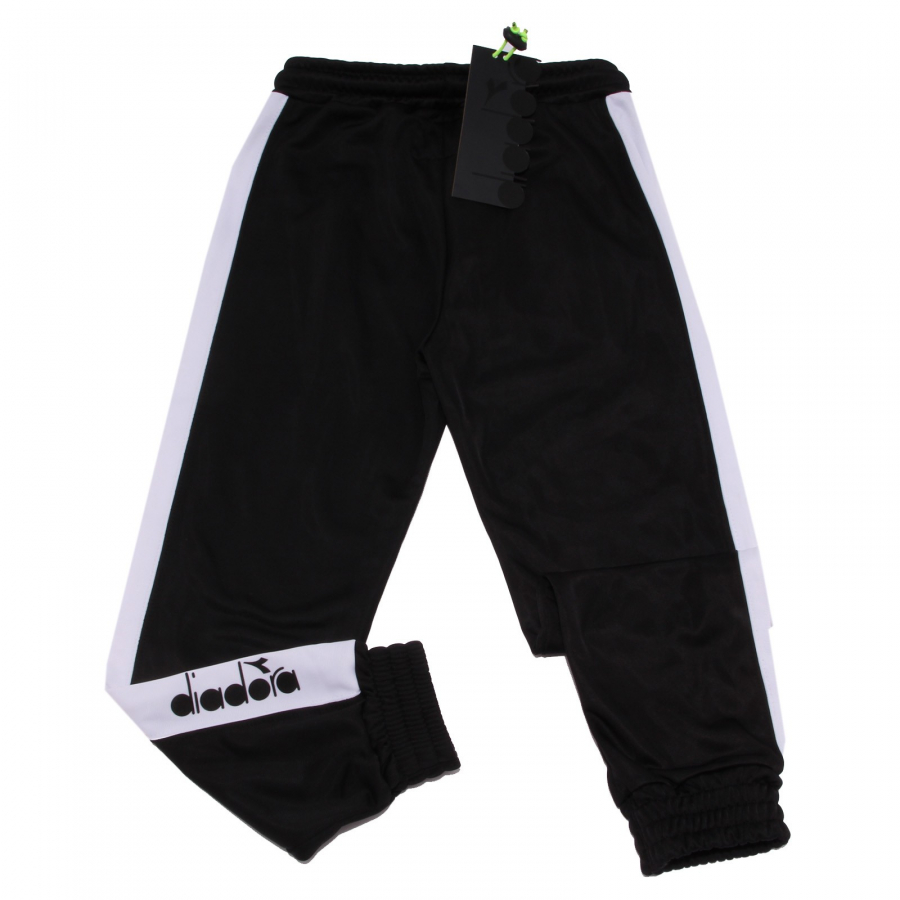 7607W pantalone tuta bimba DIADORA girl black sweatpant