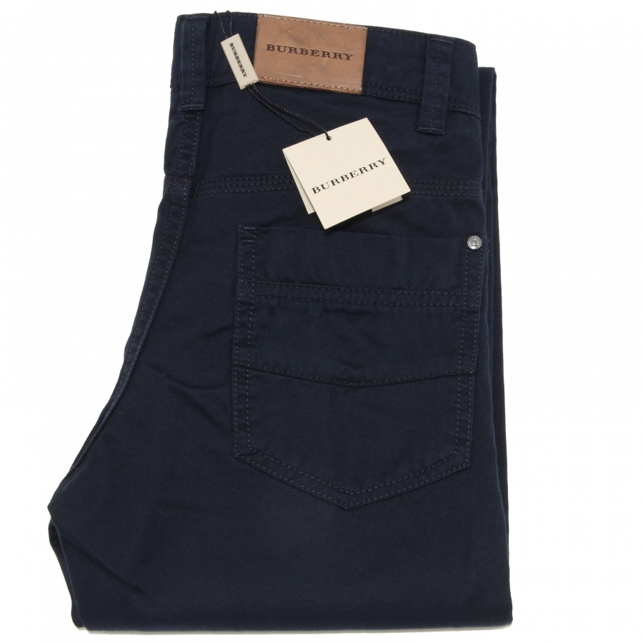 Burberry pants outlet blue