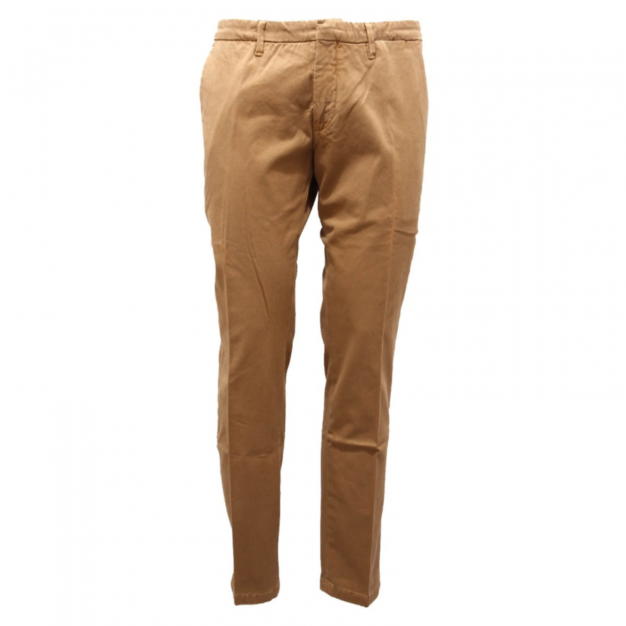 8655AG pantalone uomo SIVIGLIA tobacco cotton trouser man