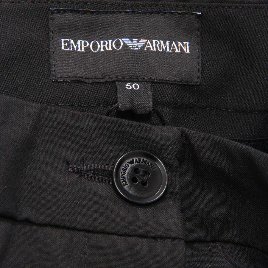 8689AF pantalone donna EMPORIO ARMANI black trouser woman