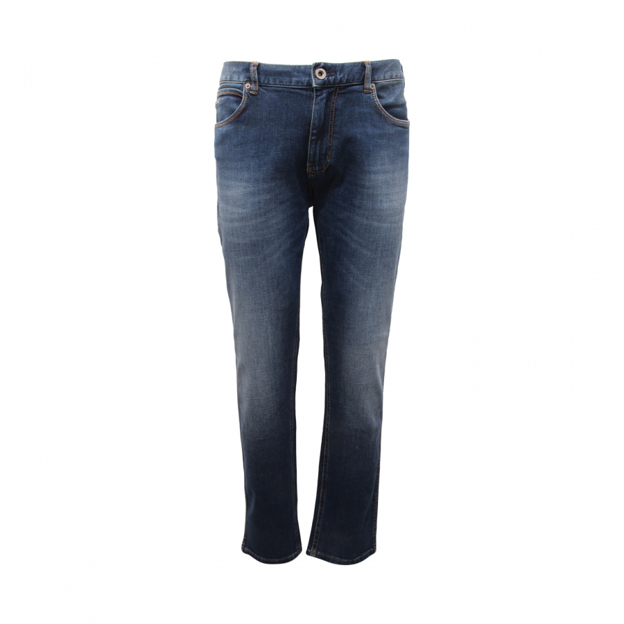 NWT ARMANI JEANS PANTS stretch cotton dark blue trousers luxury Italy us 40  | eBay
