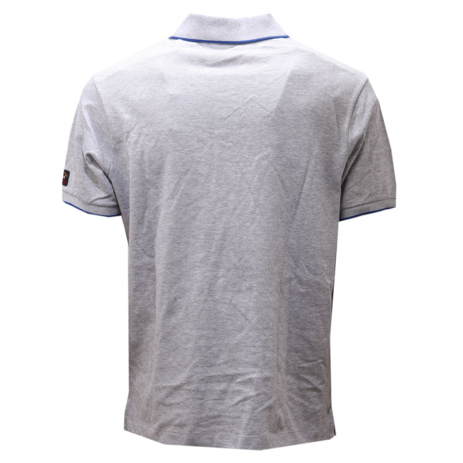 polo uomo PAUL & SHARK grey cotton t-shirts men