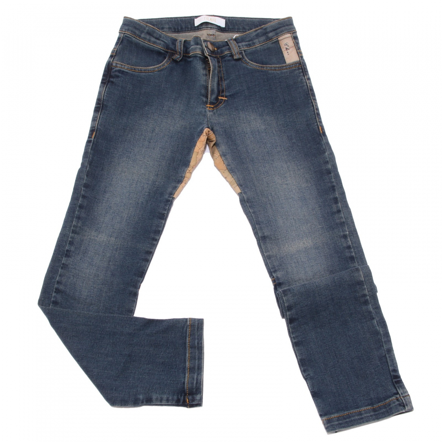 9866v jeans bimba 1A CLASSE ALVIERO MARTINI blue denim cotton pant kid