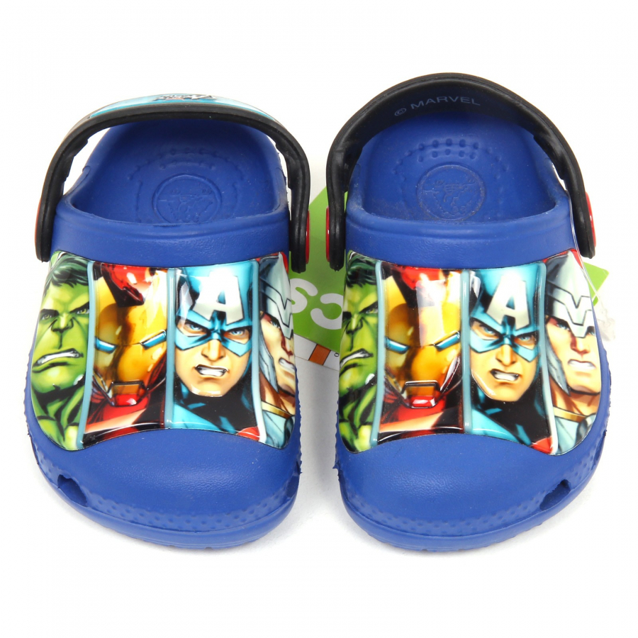 E7014 sandalo bimbo CROCS blue rubber sandal shoe kid