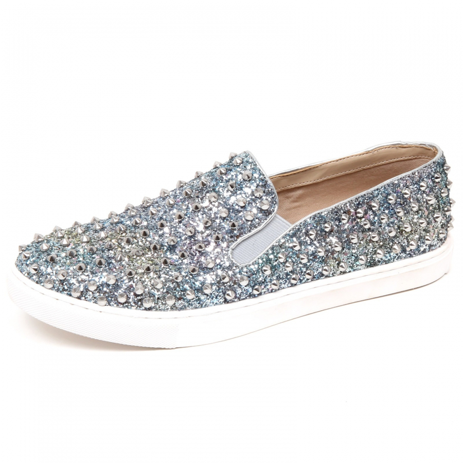 steve madden glitter slip ons