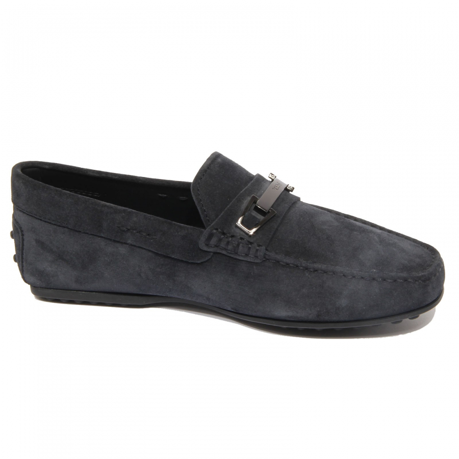 G2224 mocassino uomo TOD'S blue suede loafer shoe man