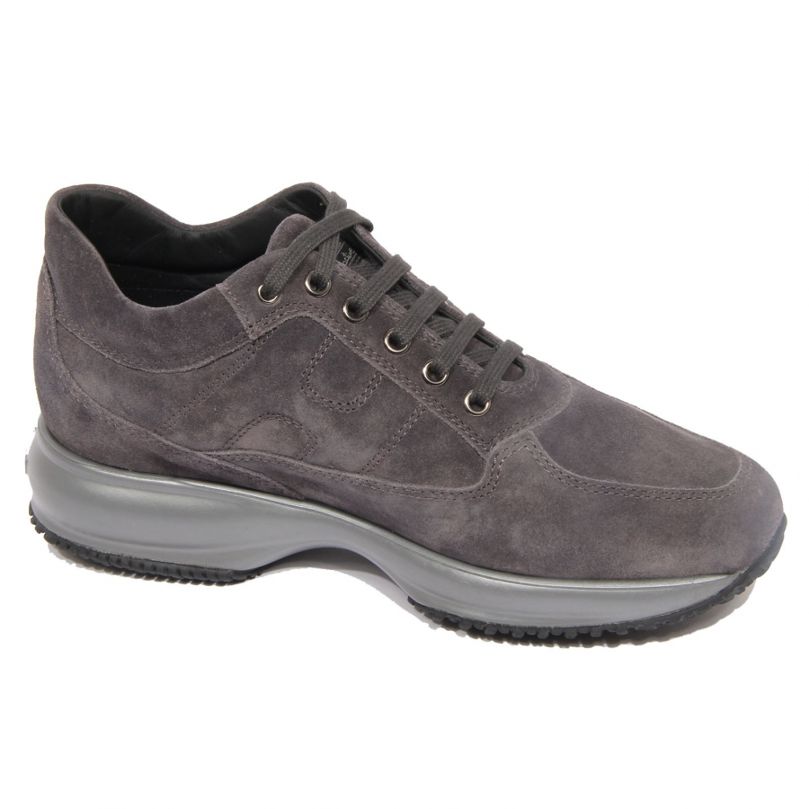 G2742 sneaker donna HOGAN INTERACTIVE dark grey suede shoe woman