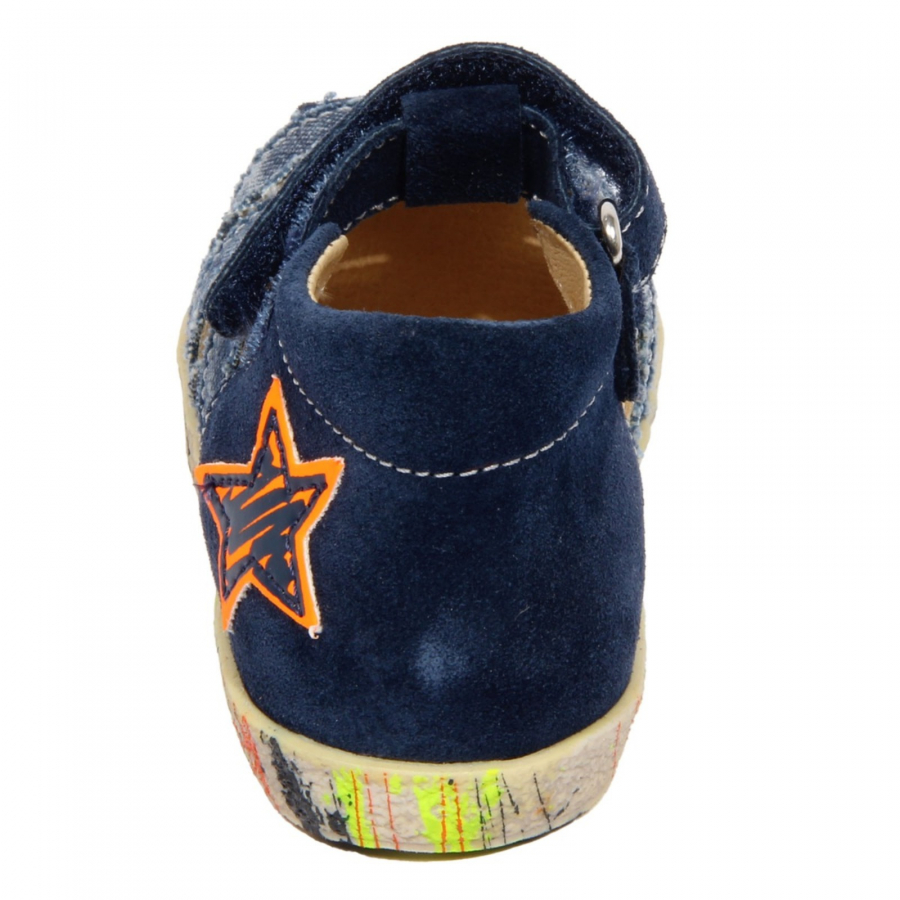 H3562 sandalo bimbo boy FALCOTTO 1292 STAR kids fabric/suede sandals ...